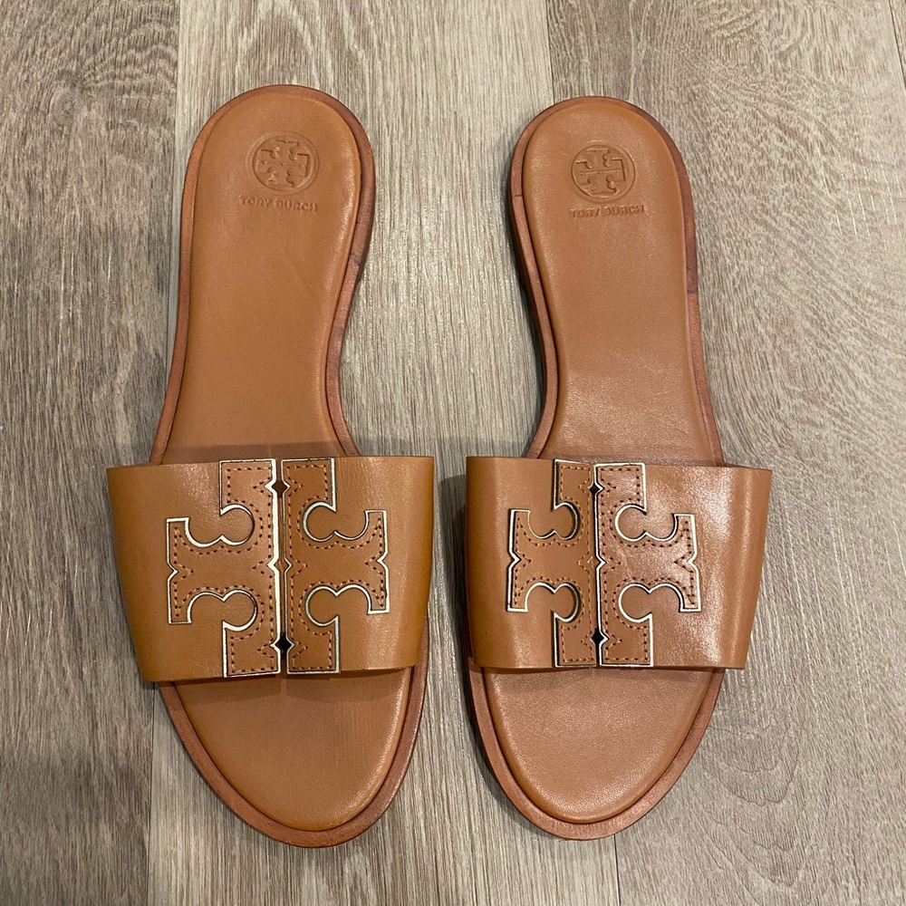 Tory Burch Double T Ines Slides